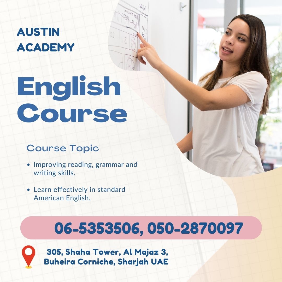 English classes in Sharjah with offer. call 0502870097