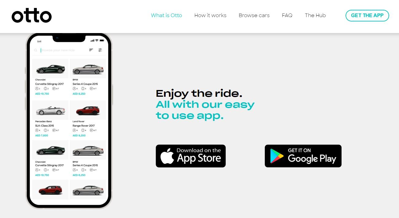 Otto Mobility DMCC: Premier Self-Drive Car Rental in Dubai