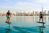 Ride the Waves with an E-Foil Surfboard in Dubai!