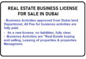 Real Estate Registered License In Dubai