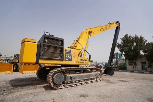 Get 2018 Komatsu PC850-8R1 Long Boom Excavator