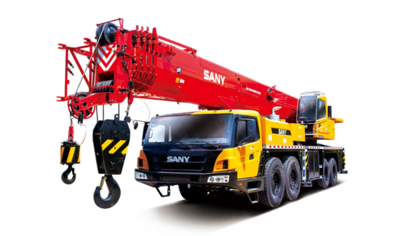 SANY 2025 STC900T5 90t Truck Crane – Safety Protection with Load Moment Indicator