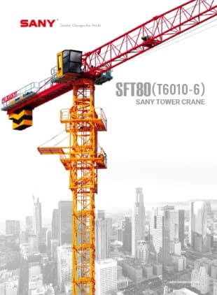 Grab Deal: SANY SFT80(T6010-6) Tower Crane (2025)