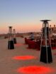 Warm Up Your Outdoors! Pyramid Patio Heater Rentals & Sales